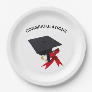GRADUATION PAPER PLATES