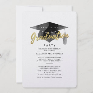 Graduation Party 2025 Minimalist Grad Invitation