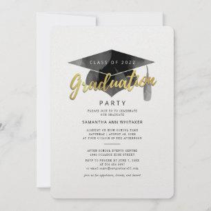 Graduation Party 2025 Minimalist Grad Invitation