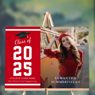 Graduation Party 2026 Photo Grad Acrylic Sign