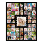 Graduation Party 55 Photo Collage Personalised