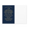 Graduation Party Bible Verse Photo Navy Blue
