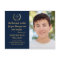 Graduation Party Bible Verse Photo Navy Blue