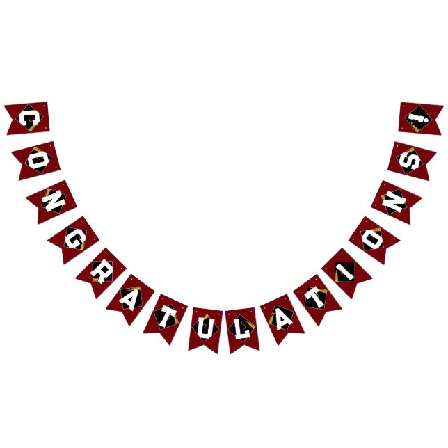 Graduation Party Bunting Flags (All)