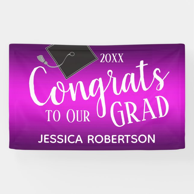 Graduation Party Class of 2022 Banner (Horizontal)