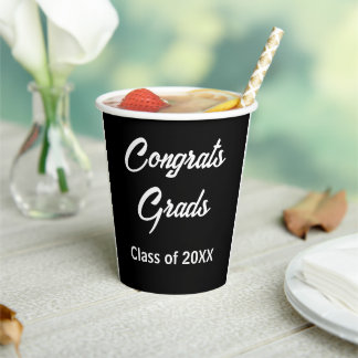 Graduation Party Decor  -Disposable Paper Cup