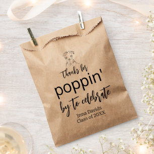 Graduation Party Decor Popcorn Class of 2026 Favou Favour Bag