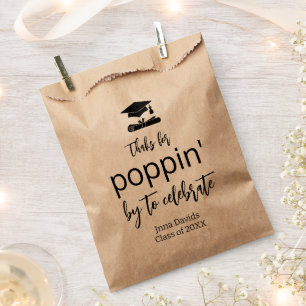 Graduation Party Decor Popcorn Class of 2026 Favour Bag