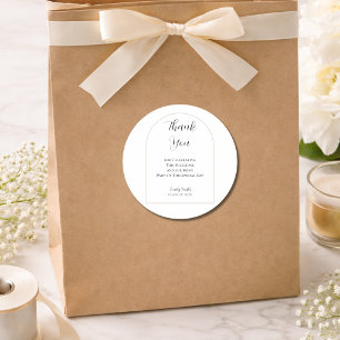 Graduation Party    Elegant Script Classic Round Sticker