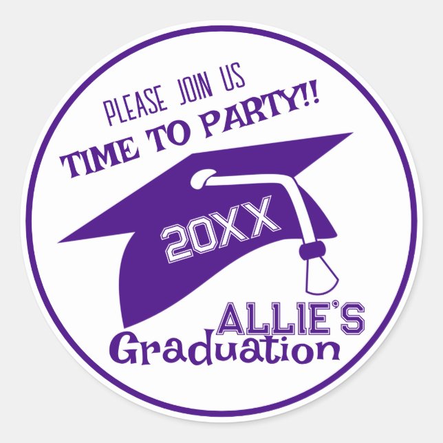 Graduation Party Envelope Seal  (Front)