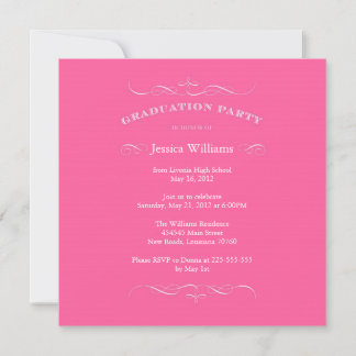 Graduation Party | Fancy Flourishes Invitation