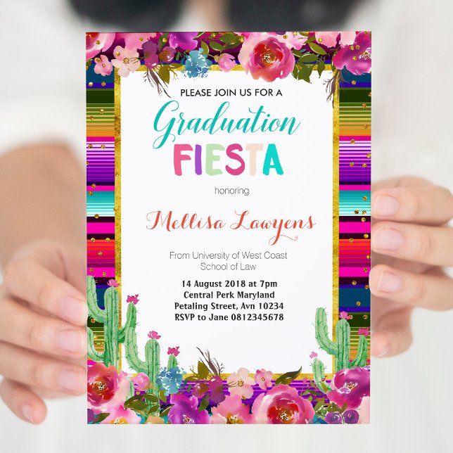 Graduation Party Fiesta Invitation (Creator Uploaded)