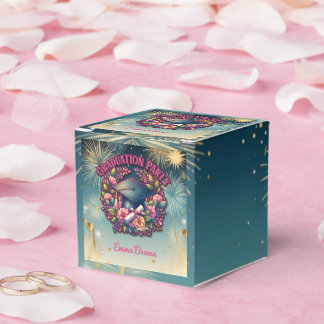 Graduation Party Floral Party Favour Box