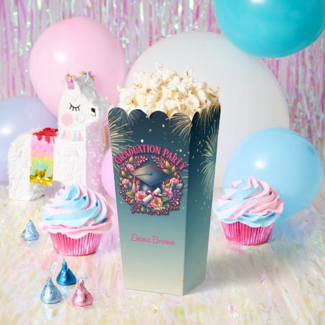 Graduation Party Floral Party Favour Box (Party)