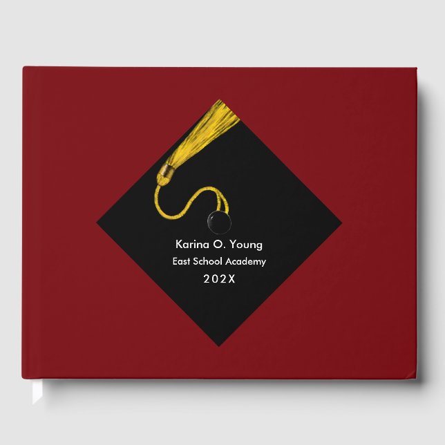 Graduation Party Guest Book (Front)