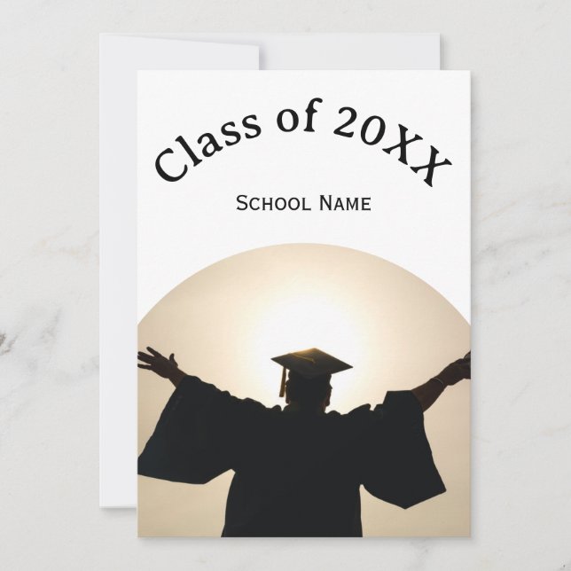 Graduation Party Image Collage Invitation (Front)