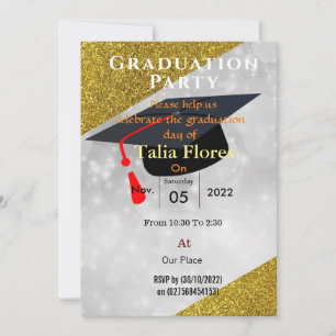 Graduation party Invitation