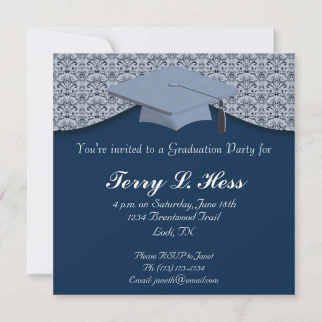 Graduation Party Invitation (Front)