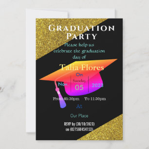 Graduation party Invitation