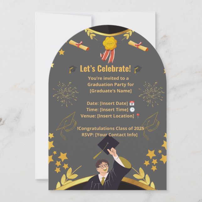 Graduation Party Invitation (Front)