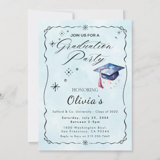 Graduation Party Invitation (Front)