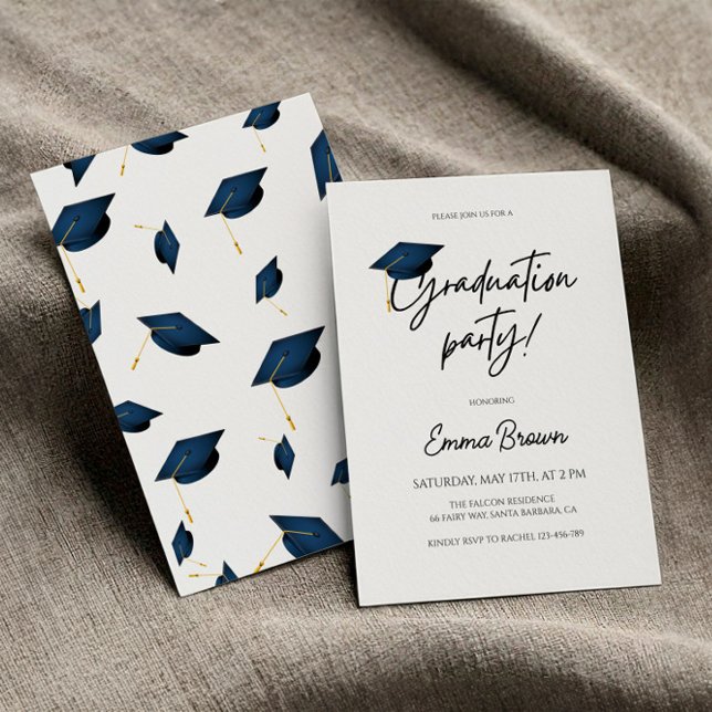 Graduation Party Invitation, Class Of 2024 Card (Creator Uploaded)