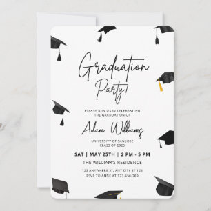 Graduation Party Invitation, College Graduation Invitation