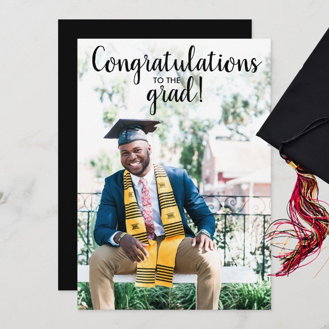 Graduation Party Invitation Congrats Grad Photo (Creator Uploaded)