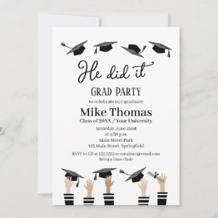 Graduation Party Invitation Grad Party