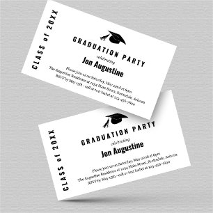 Graduation Party Invitation Insert