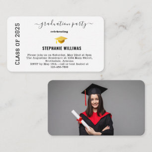Graduation Party Invitation Insert