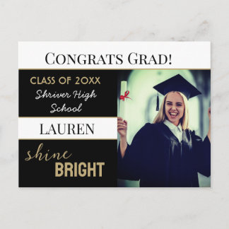 Graduation Party Invitation Post Card