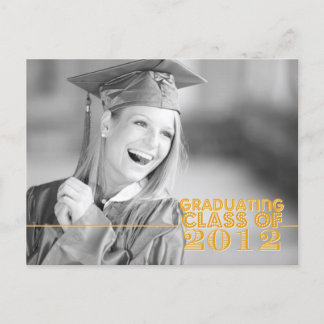Graduation Party Invitation Postcard