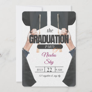 Graduation Party Invitation – Stylish Design