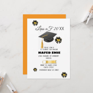 Graduation Party Invitation Template Editable Grad