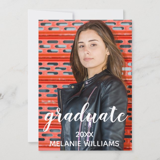 Graduation party invitation to customise (Front)