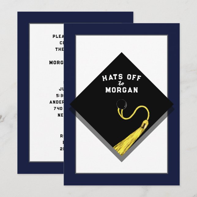 Graduation Party Invitations (Front/Back)