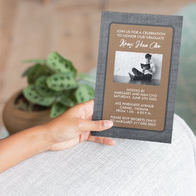 Graduation Party Invitations [Brown] (Creator Uploaded)