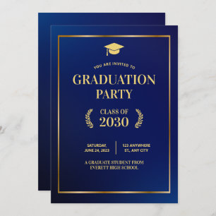 Graduation Party Invite, Graduation Announcemet Invitation