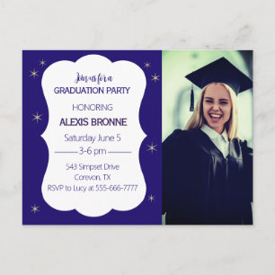 Graduation Party Invite Post card 