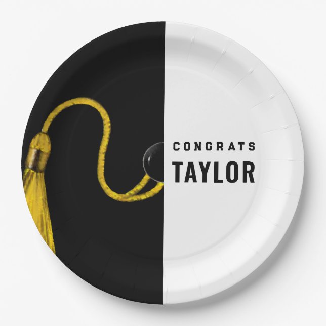 Graduation Party Paper Plates (Front)