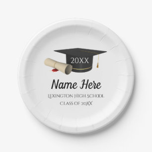 Graduation Party Paper Plates