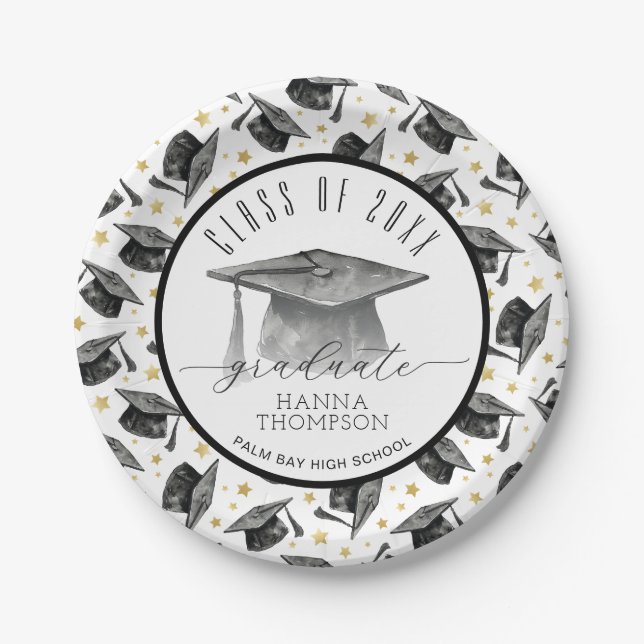 Graduation Party Paper Plates | Graduate Party (Front)