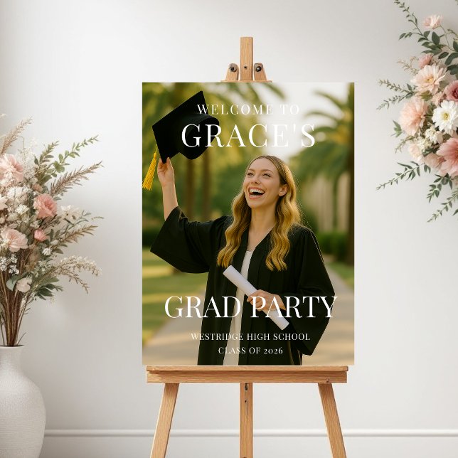 Graduation Party Photo Welcome Poster (Creator Uploaded)