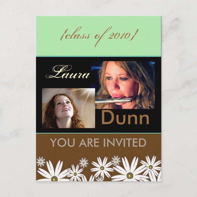 Graduation party, photos postcards (Front)