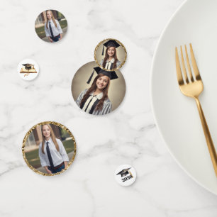 Graduation Party Photos Table  Confetti