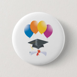 Graduation Party Pins Balloons Diploma Cap