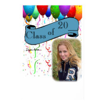 Graduation Party Poster Guests signature keepsake