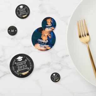 Graduation Party Retro Chalkboard Personalised Confetti