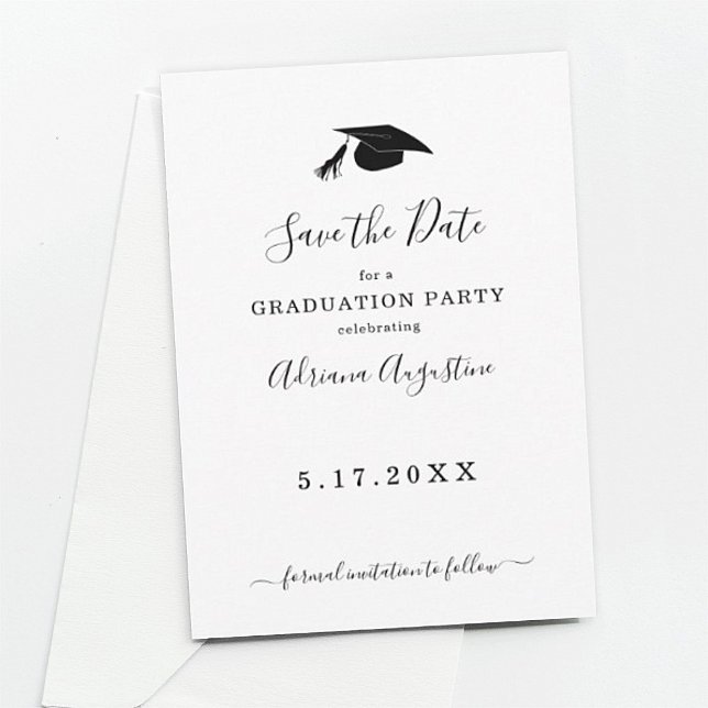 Graduation Party Save the Date Invitation (Creator Uploaded)